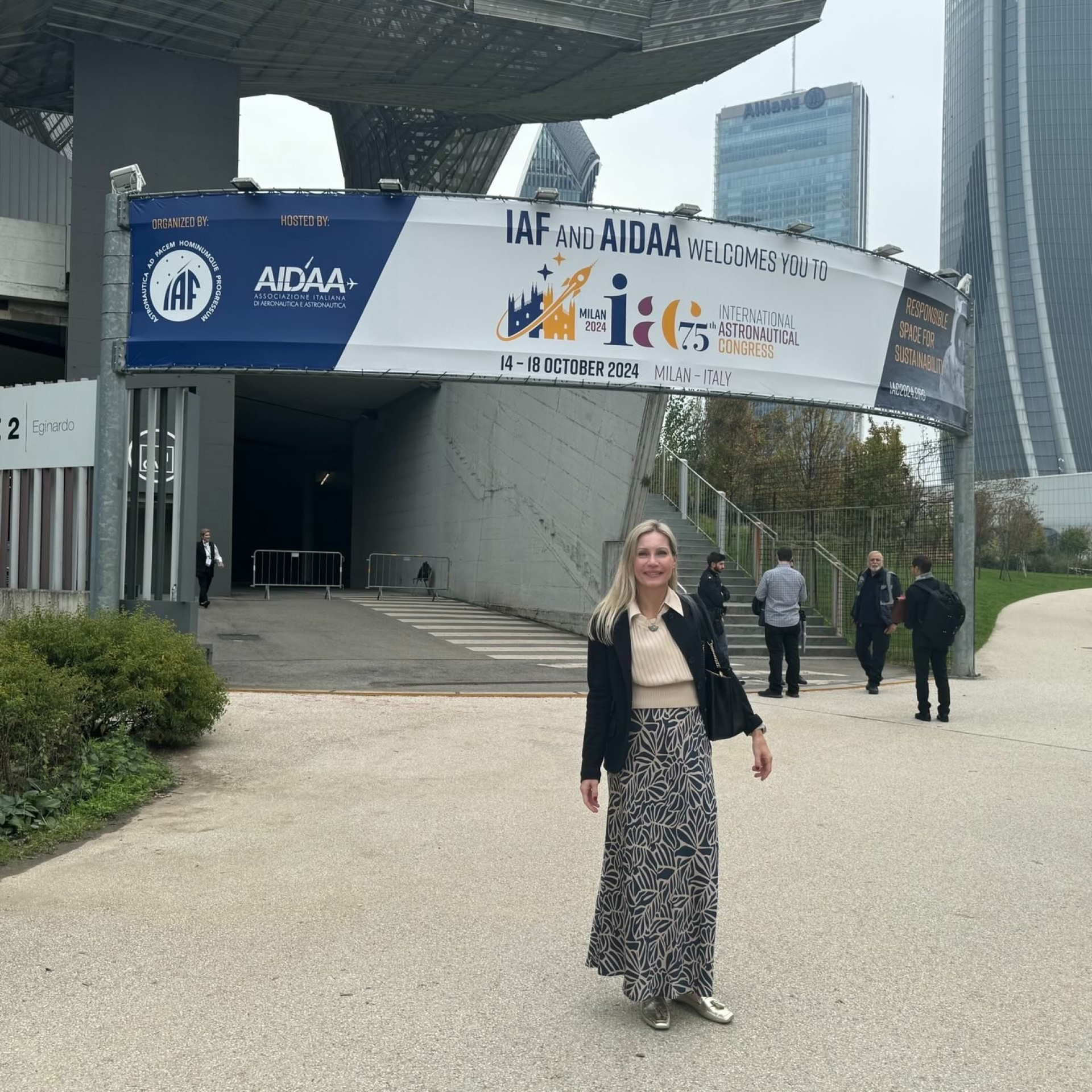 Dr. Jana Robinson Represents PSSI at 2024 International Astronautical Congress in Milan