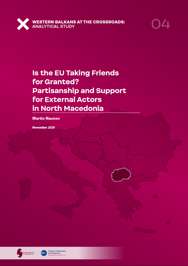 Is the EU Taking Friends for Granted Partisanship and Support for External Actors in North Macedonia Coverphoto